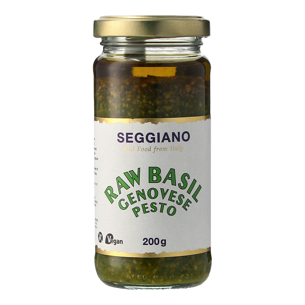 Raw Basil Genovese Pesto Gluten Free, 200g SuperNature