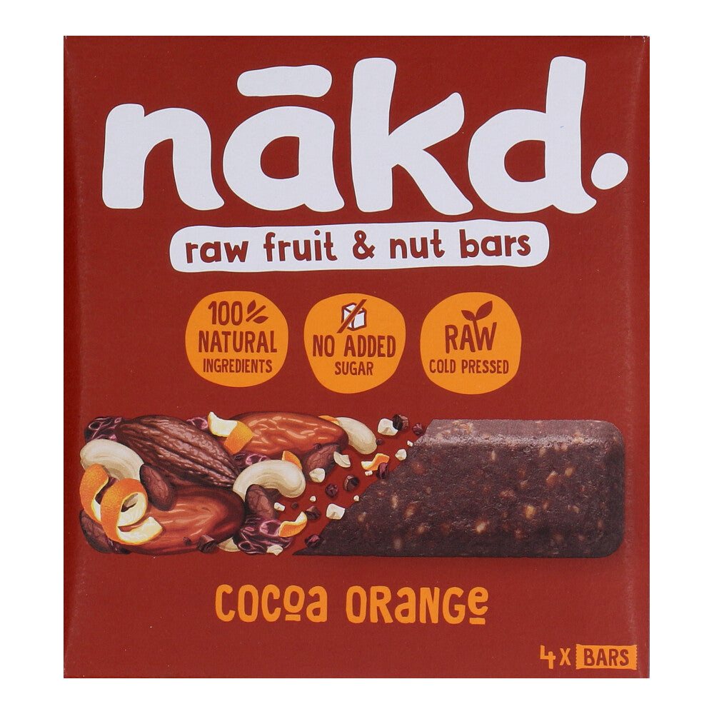 Cocoa Orange Bar, Gluten Free, 4's x 35g SuperNature