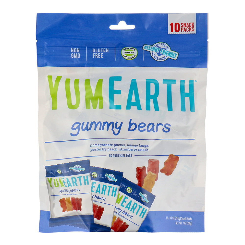 Organic Gummy Bears Gluten Free, 10's x 19.8g SuperNature