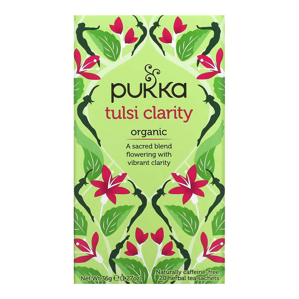 Organic Tea Tulsi Clarity Gluten Free 20 s x 1.8g SuperNature