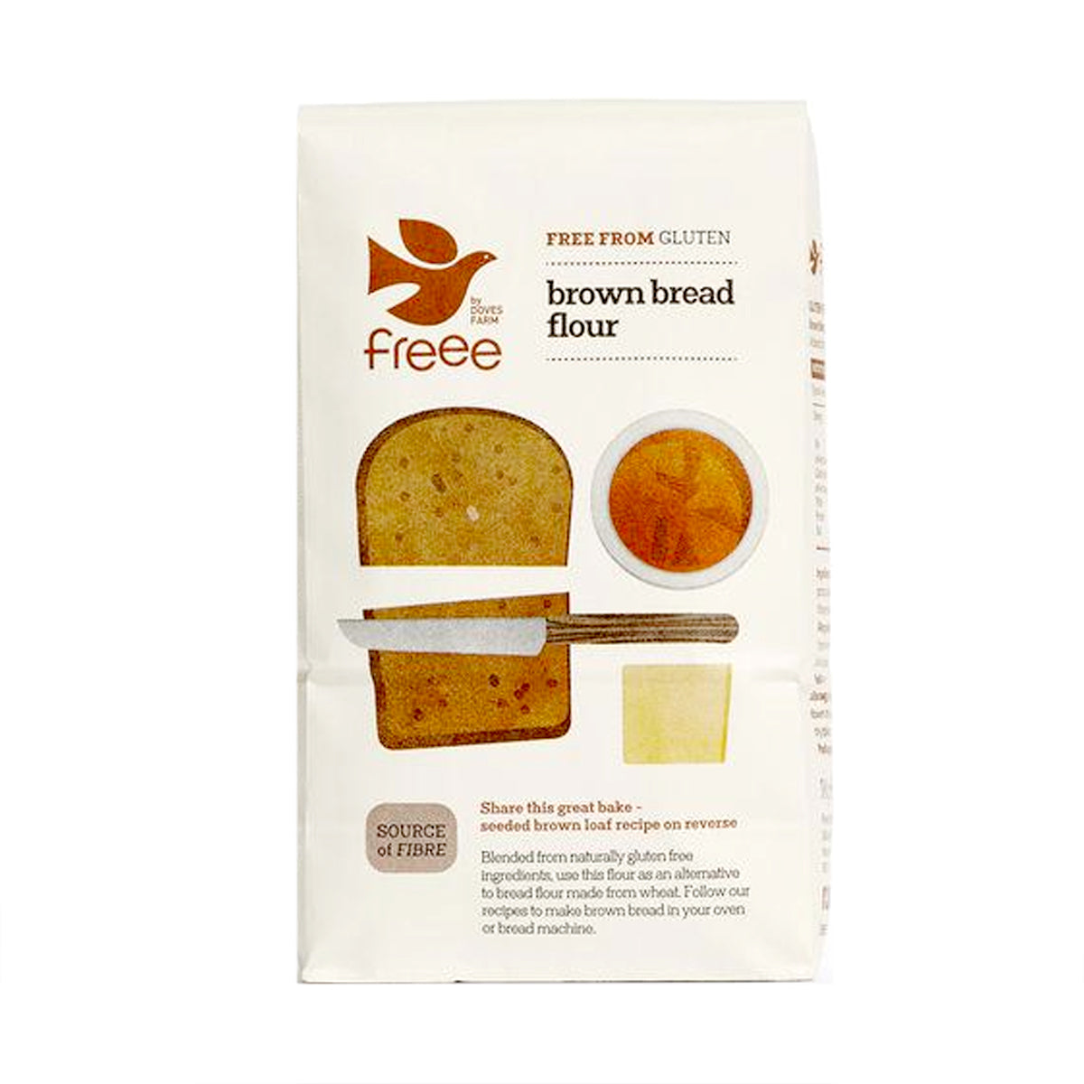Farm Gluten Free Brown Doves Farm Brown Bread Flour Brown Bread