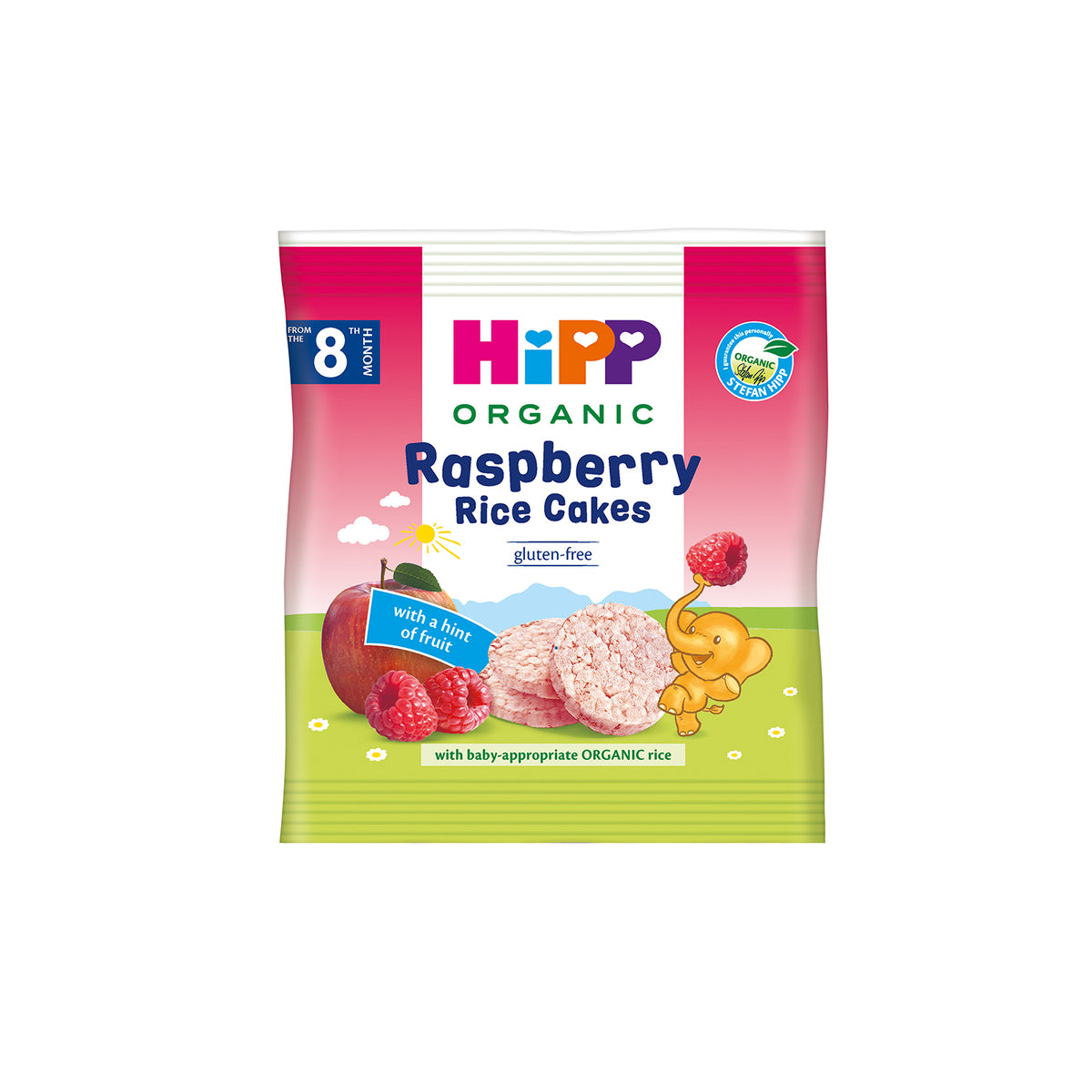 Organic Raspberry Rice Cakes, 30gm – SuperNature